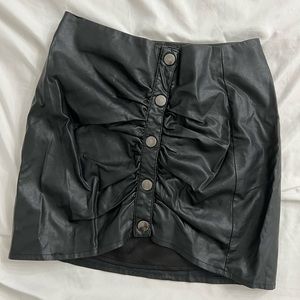 Leather skirt